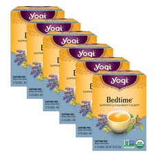 요기티 숙면에 좋은 베드타임 릴리프 디카페인 티백 16개x6팩 총 96팩 YOGI TEA, 24g, 6개, 16개입
