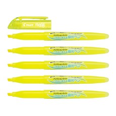 파이롯트 프릭션 라이트 지워지는 형광펜 5개, 5개 (프릭션 라이트 형광펜), 옐로우