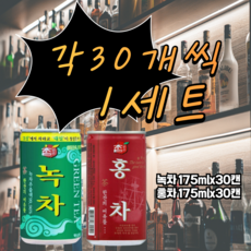 광동 힘찬하루 헛개차 (30캔) + 참맑은 홍차 (30캔), 60개, 175ml