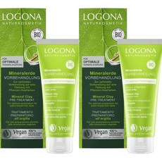 로고나 미네랄 클레이 염색전 헤어 프리 트리트먼트 100ml 2팩 독일배송 Logona Mineral Clay pre treatment