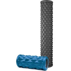  요가 필라테스 폼롤러 얇은 기구 하드 Teeter Massage Foam Roller Bundle - 력 유연성 이동성 향상을 위한 깊은 조직 근육 완화를 위해 텍스처링됨 허리 