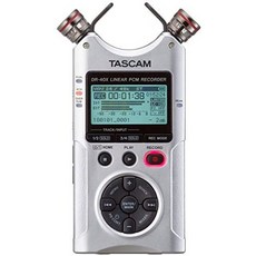 해외1466446 Tascam DR-40X Four-Track 디지털 오디오 레코더 and USB 오디오 interface Silver, One Color_One Size, One Color, 상세 설명 참조0