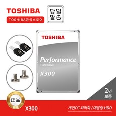 Toshiba -공식- HDD X300 HDWR 데스크탑용 하드디스크 (7 200RPM/256MB), HDWR460, 6TB - 하드디스크6tb