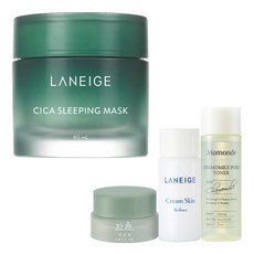 라네즈 시카 슬리핑 마스크 60ml + 아모레퍼시픽 기초케어 3종, 3세트