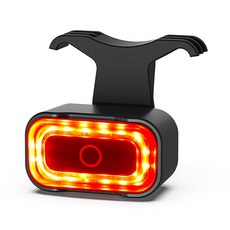 디빅 A07 지능형 스마트 감속센서 후미등 라이트 미등, 블랙, 1개