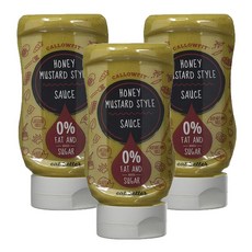 캘러핏 저칼로리 무가당 무지방 허니 머스타드 300ml X 3개 Callowfit Honey Mustard Sauce, 1