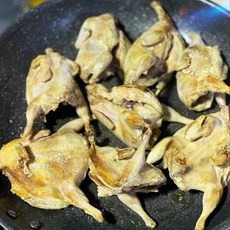 갑 가성미 별미 구이 손질된 메추리 고기 10마리 국내산, 1개