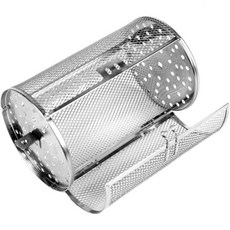 소소포트 커피 로스터 로티세리 찜기 요리 찜 랙 사각 드럼 스틸 롤링 그릴 바구니 스팀 트레이 금속 에어 프라이어 케이지 베이크웨어 회전 가능