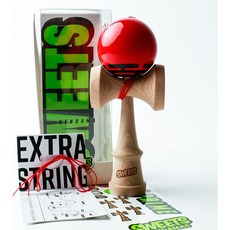 Sweets Kendamas Radar Prime Kendama-끈적한 페인트 초보자에게 적합 추가 문자열 액세서리 선물 번들