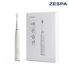 제스파 바른습관 ZPL3005 전동칫솔+칫솔모 세트, 화이트, 2세트, 제스파 ZPL3005 전동칫솔 세트+칫솔모 (리필)