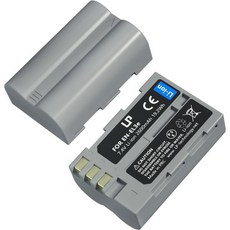 LP ENEL3e EL3 EL3a Battery 2600 mAh Compatible with Nikon D700 D300s D300 D200 D100 D90 D80 D70S D70, 2 Batteries - 니콘d300