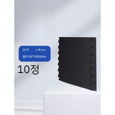 목모보드 교회 방음판넬 10개, 21. 블랙 3cm 50x50cm 10개 - 목모보드