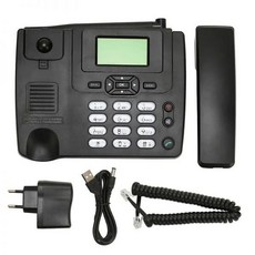 집무선전화기 업소용 스피커폰 듀얼 주파수 무선 데스크 폰 대형 버튼 포함GSM 900/1800MHz EU 플러그 다목적 통신 장치 100240V