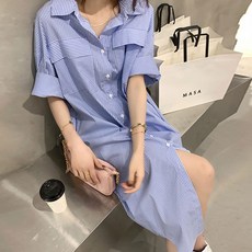 [제로의옷장]조이 셔츠 원피스 OP0803N02