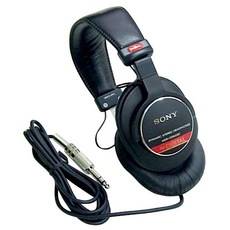 SONY 유선 밀폐형 스튜디오 모니터 헤드폰 블랙 MDR-CD900ST, 상세페이지 참조, 상세페이지 참조