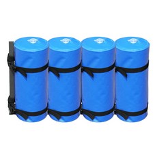 위너리스 PVC 천막 고정주머니 물주머니 4P 텐트 파라솔 고정팩, 블루 1set