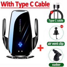 휴대폰 13 자동 차량용 30W 스테이션용 12 무선 충전 고속 충전기 14 거치대, Cable and Sucker