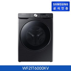 삼성전자 그랑데 세탁기 21kg WF21T6000KV, 단일옵션