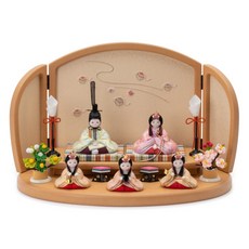 히나인형 닌교 작은 새의 둥근무늬 히나마츠리 후라코코 목재인형, 작은새의 둥근 무늬 하나 인형