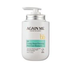 [특허기술력] 어게인미 정수리냄새 지루성두피 민트 쿨 샴푸, 1개, 400ml