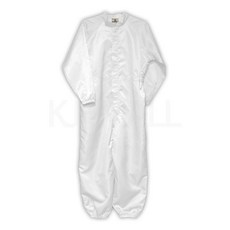 KJ 방진복 원피스 제전복 무진복 제전방진복 클린복 크린룸 반도체 정전기방지 작업복 C카라원피스, 화이트-S(85), 1개, 화이트