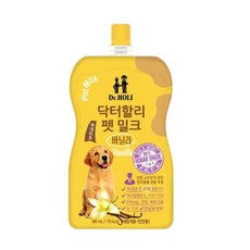 닥터할리펫밀크바닐라 200ml x20 애견 전용 저지방 우유 전연령, 20개