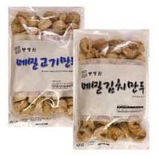 일루1_메밀만두 2종세트(고기+김치)1.5kgx2봉(30gx100개) 봉평원김치만두 봉평메밀 봉명메밀만두 메밀고기만두 봉평원고기만두+riuewuir, 〓현명한선택〓, ▷굿초이스▷