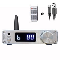 꼬다리DAC 토핑dac 블루투스 C타입 이어폰 젠더 BRZHIFI BT-30 USB DAC 수신기 ES9038Q2M HiFi 오디오 디코더 지원 LDAC 24Bit 96KHz 동축, 01 silver