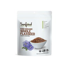 Sunfood 썬푸드 홀 플렉씨드 아마씨분말 453.5g, 1개