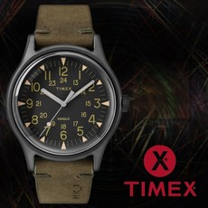 TIMEX 타이맥스 TW2R97000 남성시계 가죽밴드 손목시계