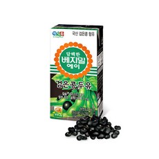 베지밀 정식품 담백한 베지밀A 검은콩 두유 190ml, 72개