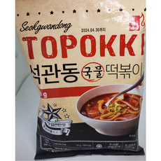 석관동떡볶이 국물떡볶이 4팩, 490g, 4개