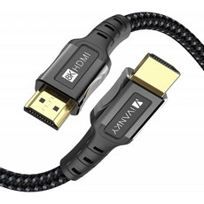 iVANKY HDMI 케이블 [1.0m / 8K 120Hz / 2 종 길이] HDMI2.1 표준 PS4 / 3 Xbox Nintendo Switch Appl, 1, 단일상품