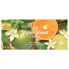 Saffron Styler Sheet萊姆羅勒與柑橘正裝, 1盒, 20張