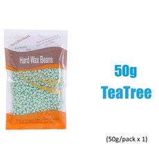 핫 필름 무통 왁싱 비즈 하드 가열 기계 제모 비키니 얼굴 바디, 1개, 5) 50g-TeaTree