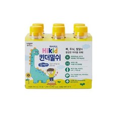 후디스 하이키드 킨더밀쉬 200MLx6입, 6개, 200ml