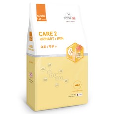  네츄럴랩 케어2 유기농 70% 고양이 기능성사료, 요로&피부, 9kg, 1개 