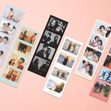네컷사진 포토인생 네컷앨범 하루필름 핸드폰 사진 인화 출력 인쇄 모두의앨범, 04.민트, 컬러, 02.재단(유)
