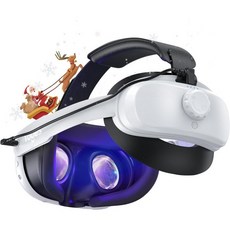 Meta Quest 3와 호환되는 YOGES 배터리 헤드 스트랩 Oculus/Meta 3 액세서리와 VR 헤드셋의 재생 시간과 편안함을 연장하는 충전식 스트랩 158232