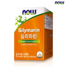 나우푸드 실리마린 60캡슐 밀크씨슬 추출물, 60정, 1개
