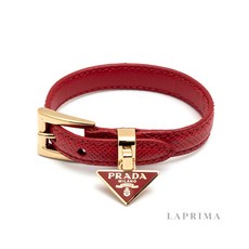 프라다가죽팔찌