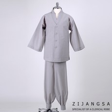 1093 경남모직 모실론 3피스 스님한복 기성승복 절복 생활복 108배