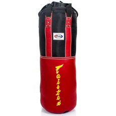 페어텍스 UNFILLED Extra Large Heavy Bag for Muay Thai Boxing Kickboxing MMA (HB3 블랙/Red)