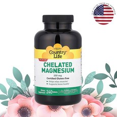컨트리라이프 킬레이트 마그네슘 250mg 240정 산화마그네슘 MgO, 1개