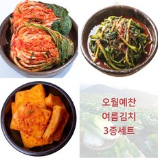 오월예찬 감칠맛 김치 여름 3종세트 가정식 전라도