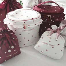 kirahosi 대용량 다용도 뷰티 파우치 휴대용 화장 여행 메이크업 수납 + 스마트스트랩 증정31호 AHkwgbo