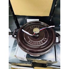 프랑스 staub 꼬꼬떼 주물냄비 주물 이유식 스타우브 중탕 냄비, 딥와인(24cm), 냄비