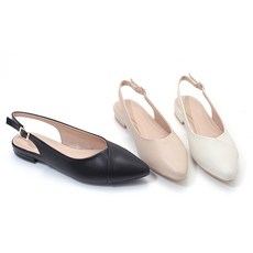 [세라(구두)] [클리어런스]세라 슬링백 스틸레토 카우레더 베이직 1CM O23G001