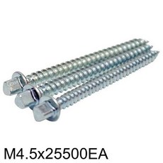 JPV893329[우수상품]M4.5x25 500EA 명화금속 삼각머리태핑나사 나사볼트 앙카 볼트너트 와샤 꺽쇠