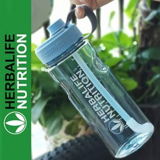 1000ml 허벌 라이프 영양 BPA 무료 플라스틱 물 주스 휴대용 물병, Blue1